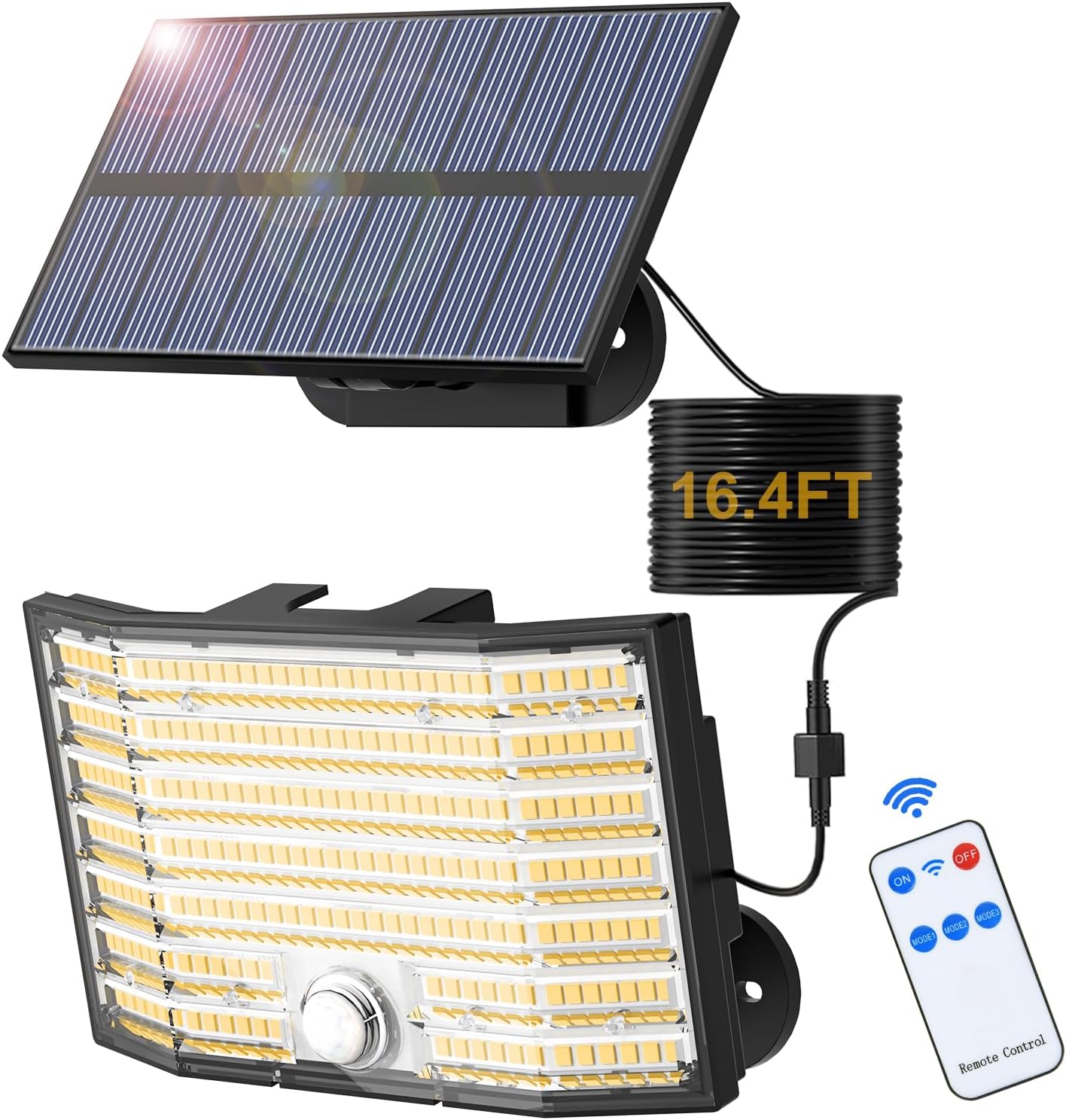 MinPea Bild 1 MinPea Solarlampe Warmweiss Aussen mit Bewegungsmelder