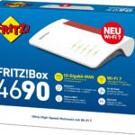 FRITZ!Box 4690 WLAN-Mesh-Router weiss/rot