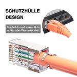 iwillink CAT 7 RJ45 Stecker vergoldet geschirmt