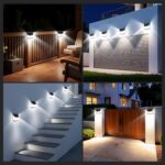 TECKNET Solarlampe Aussen mit Bewegungsmelder, 248 LED