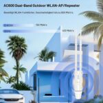 WAVLINK AC600 Outdoor-WLAN-Repeater WN570HA1, IP65, Dual Ban