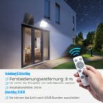 Aigostar Solar-LED-Strahler mit separatem Panel