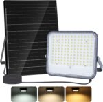 Aigostar Solar-LED-Strahler mit separatem Panel