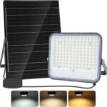 Aigostar Solar-LED-Strahler mit separatem Panel