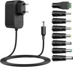Tonton 12V 3A Universal-Netzteil mit DC-Steckern