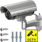 Retoo Kamera-Attrappe mit blinkender LED, schwenkbar, innen
