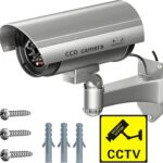 Retoo Kamera-Attrappe mit blinkender LED, schwenkbar, innen 