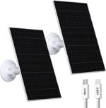VUEBEE 7W Solarpanel für Eufy-Kameras, USB-C und Micro-USB, 2er-Pack