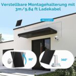 SANKABA 5W Solarpanel 2er-Pack für Kameras, USB-C und Micro-USB, IP65