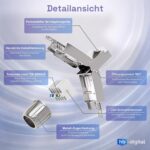 HB-DIGITAL CAT 8 RJ45-Stecker feldkonfektionierbar