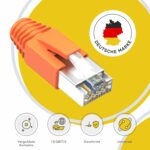 RedStar24 RJ45-Stecker Cat7 Pass Through geschirmt