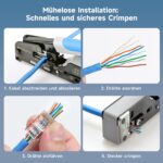 Cable Matters Cat 6 RJ45 Pass-Through-Stecker