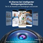 Mini Kamera 4K WLAN mit Akku und Standfuss