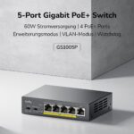 Cudy GS1005P 5-Port Gigabit PoE+ Switch