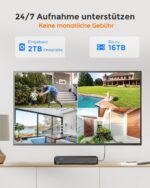 Reolink RLK8-520D4-5MP Überwachungsset mit 4 Dome-Kameras und 2-TB-NVR