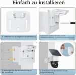 TEKCAM Edelstahl-Eckhalterung für eufy SoloCam, 2 Stück