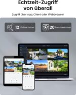 Reolink 4K Überwachungsset mit 6 Bullet-Kameras und 8-Kanal-NVR