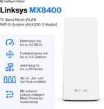 Linksys Velop MX4200 Mesh-WLAN-System weiss
