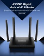 Cudy WR3000E Mesh-WLAN-Router Wi-Fi 6 AX3000