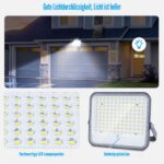 Aigostar Solar-LED-Strahler mit separatem Panel