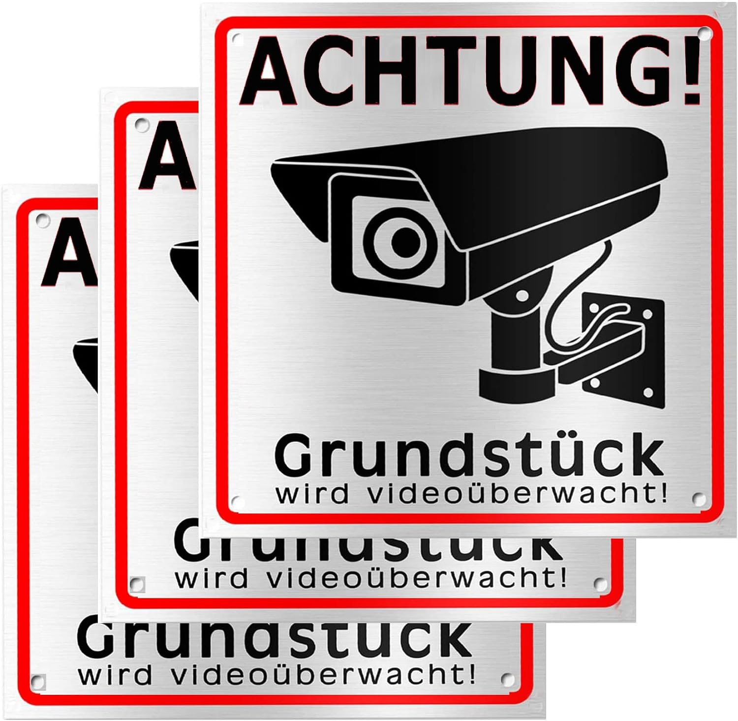 YUANHONGKEJI jkp-3 Bild 1 YUANHONGKEJI Videoüberwachung Schild aus Aluminium