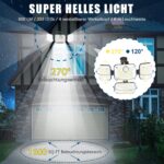 Ulikey Solarlampe für Aussen mit Bewegungsmelder