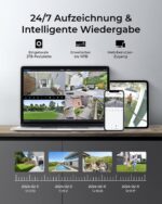Reolink RLK8-800PT4 4K-PoE-Set mit Schwenk- und Neigefunktion