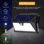 OUILA Solarlampe 185 LED mit Bewegungsmelder