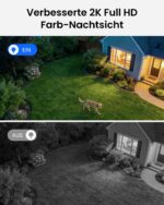 Reolink Home Hub Mini mit zwei Lumus 2K Überwachungskameras für Aussen