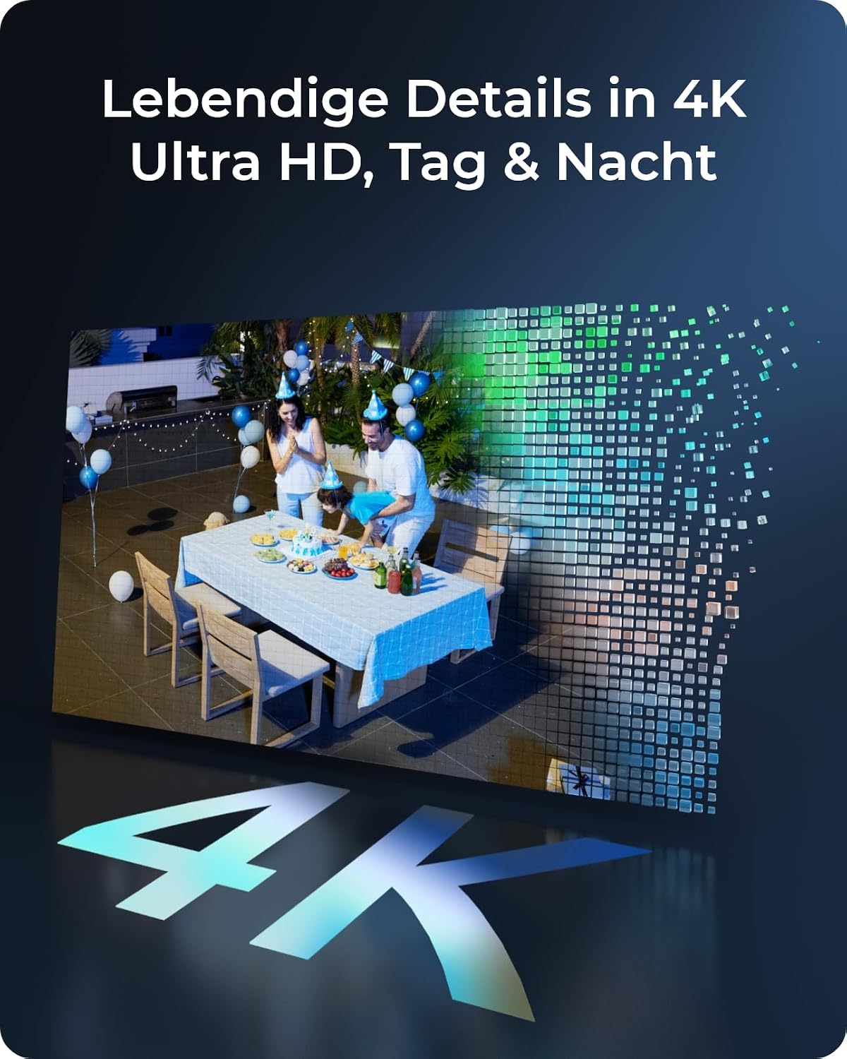 Reolink 4K Überwachungsset Home Hub mit 2 Argus PT Ultra Solarkameras