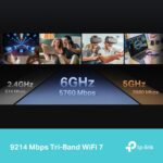 TP-Link Archer BE550 Wi-Fi 7 Router schwarz