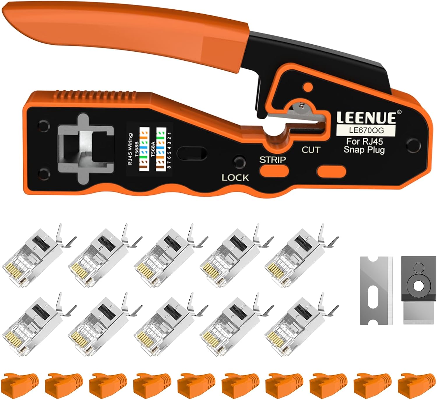 LEENUE Bild 1 LEENUE RJ45 Crimpzange Set
