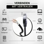 Mr. Tronic Cat6 Outdoor Netzwerkkabel 100 m Rolle