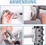 CZMAO Masthalterung Edelstahl 2er-Set