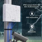 YuanLey 4-Port PoE-Switch Gigabit Outdoor
