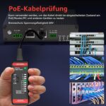 YOJOCK LAN-Tester RJ45 RJ11 Schwarz