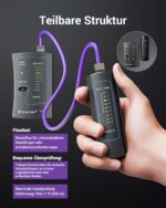 VCELINK Kabeltester für RJ45 und RJ11