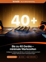 Tenda AX12 Pro Wi-Fi 6 Router mit klappbaren Antennen