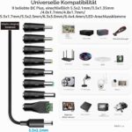 Tonton 12V 1A Netzteil mit DC-Steckern