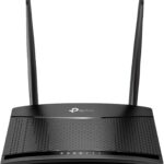 TP-Link TL-MR100 4G LTE Router mit Antennen und SIM-Kartensteckplatz