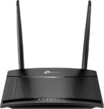 TP-Link TL-MR100 4G LTE Router mit Antennen und SIM-Kartensteckplatz