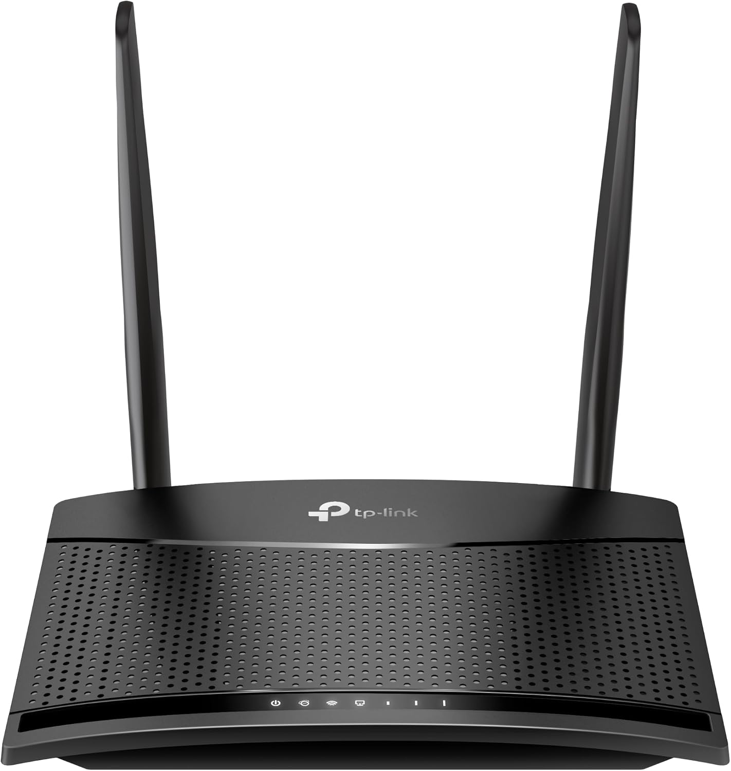 TP-Link TL-MR100 Bild 1 TP-Link TL-MR100 4G LTE Router mit Antennen und SIM-Kartensteckplatz
