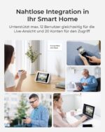 Reolink Akku-Türklingel mit Kamera, 2K, 1:1-Ansicht