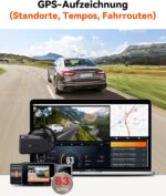 VANTRUE GPS-Saugnapfhalterung mit USB-C für N5S, N4PS, N4S und N2X Dashcam