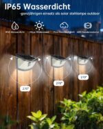 Aootek Solarlampe für Aussen mit Bewegungsmelder Produktfoto