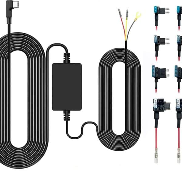 GKU Dashcam Hardwire-Kit USB-C mit Sicherungsadaptern