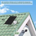 VMUTGA Solarpanel 5 W Überwachungskamera