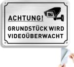 SINMAO Warnschild Videoüberwachung
