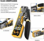 Das ZOERAX Set enthält Crimper, Stanzwerkzeug, Abisolierer und einen Kabeltester im Koffer.