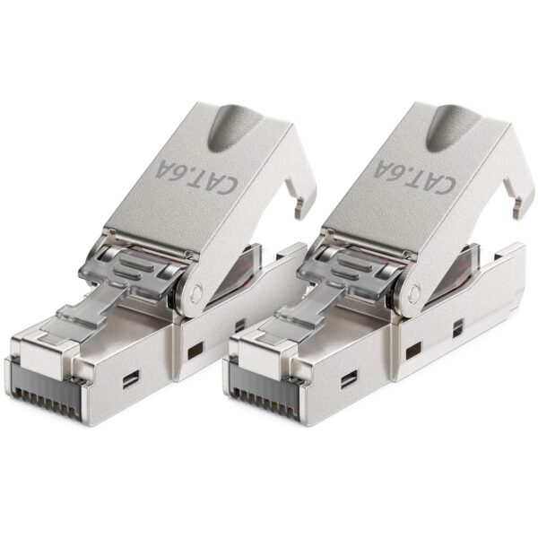 deleyCON RJ45 Netzwerkstecker CAT 6a LSA geschirmt